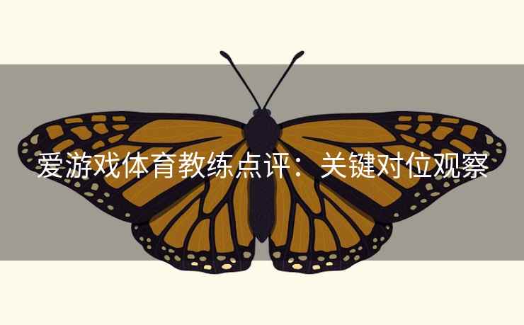 爱游戏体育教练点评:关键对位观察 爱游戏体育教练点评:关键对位观察